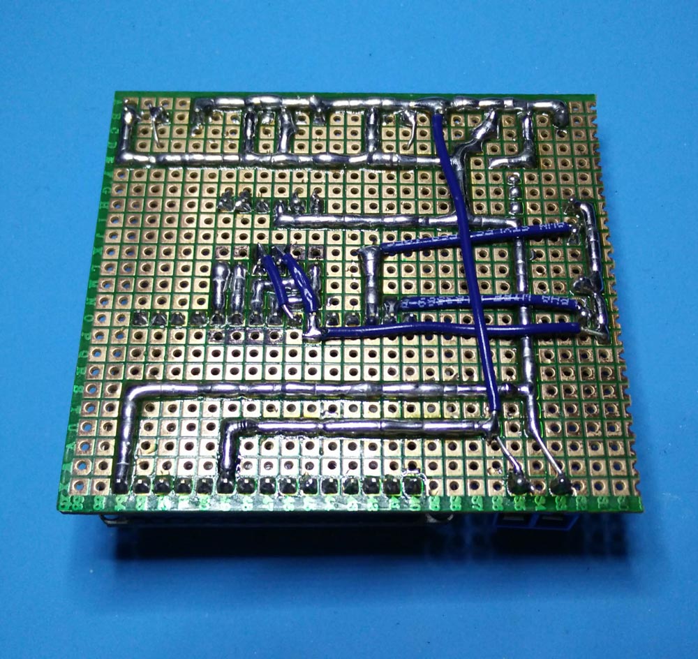 circuitboard of the sluice ledstrips